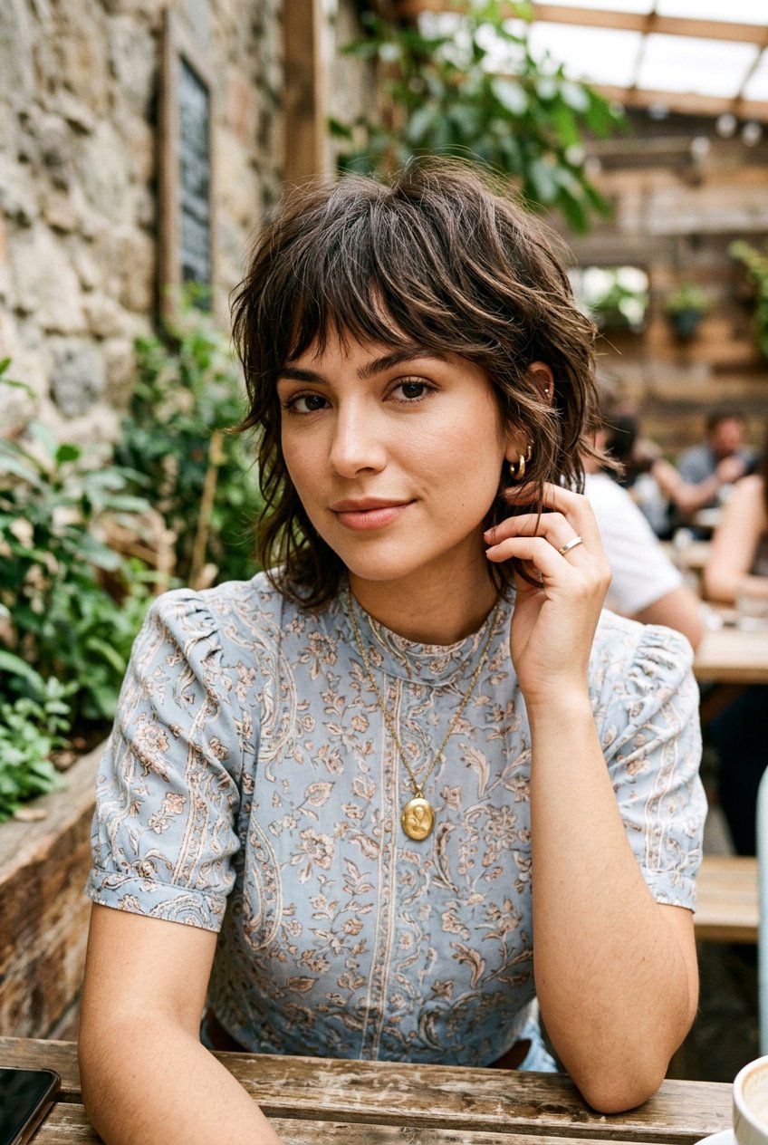 Short Shag Wolf Cut With Wispy Bangs - 20 wolf cut with wispy bangs - 20 wolf cut with wispy bangs