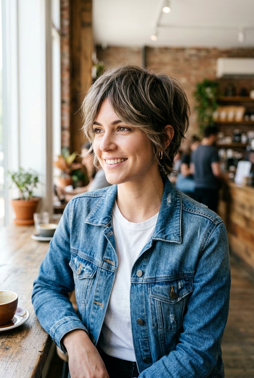 Short Shaggy Bixie Haircut With Layers - 20 short shaggy bixie haircut - 20 short shaggy bixie haircut