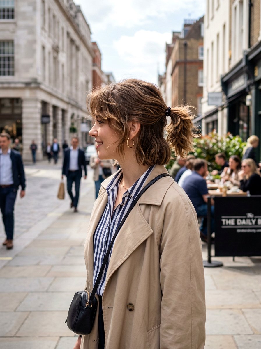 Short Shaggy Travel Ponytail - 20 travel ponytail hairstyle - 20 travel ponytail hairstyle