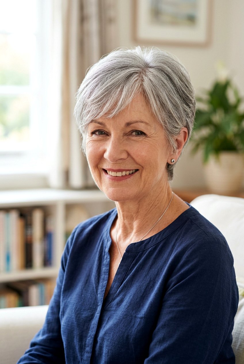 Short Side Fringe For Older Women - 20 short hair with side fringe - 20 short hair with side fringe