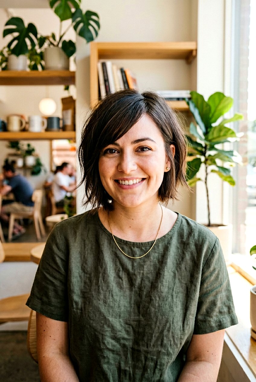 Short Side Fringe For Round Face - 20 short hair with side fringe - 20 short hair with side fringe