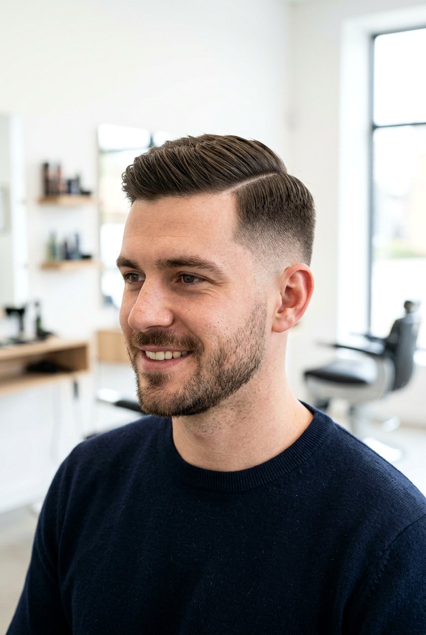Short Side Part - 20 side part haircut for men - 20 side part haircut for men