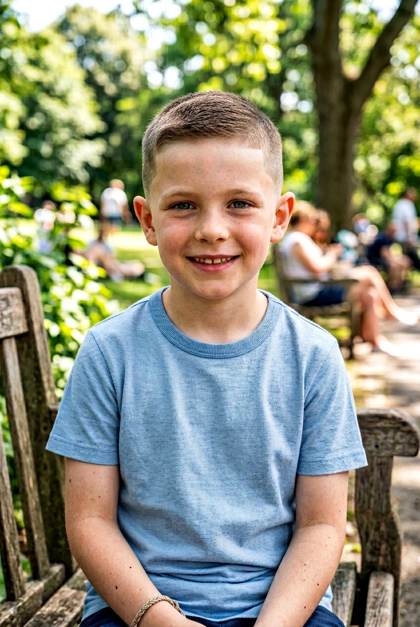 Short Side Part Crew Cut - 20 boys school hairstyle with side part - 20 boys school hairstyle with side part