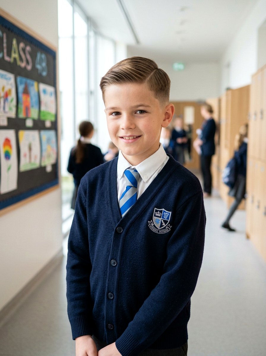 Short Side Part With Taper For School Boys - 20 neat haircut for school boys - 20 neat haircut for school boys