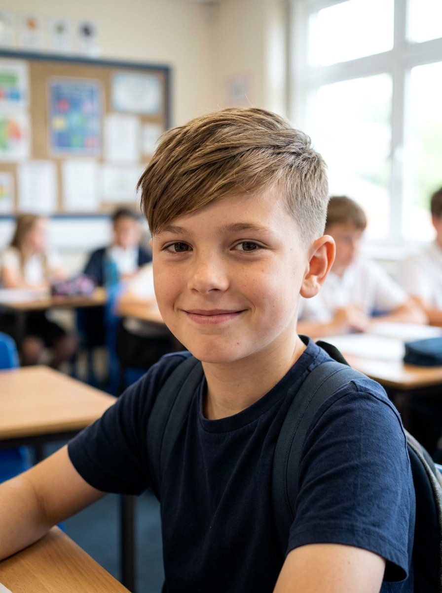 Short Side Swept Fringe For School Boys - 20 neat haircut for school boys - 20 neat haircut for school boys