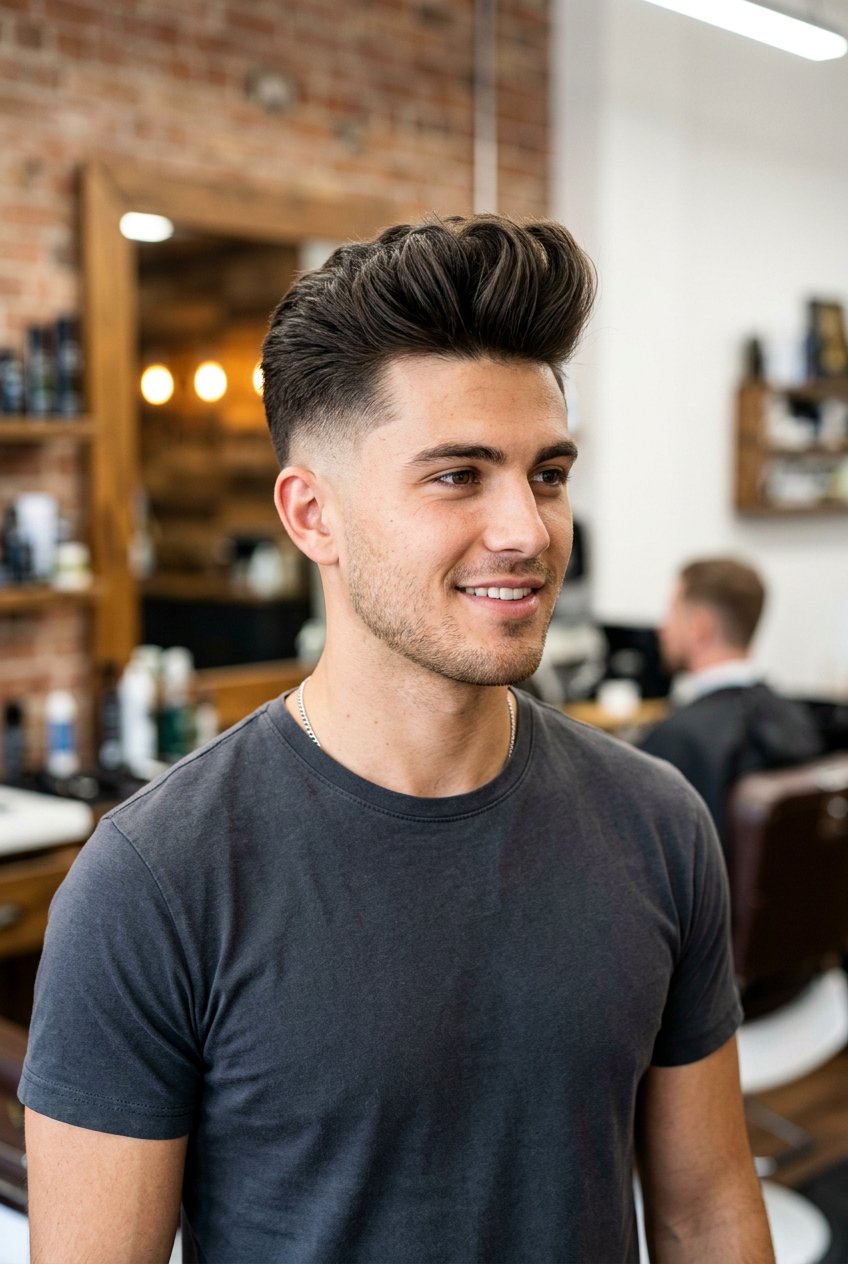 Short Sides Fluffy Top Boys Haircut - 20 boys haircut with fluffy fringe - 20 boys haircut with fluffy fringe