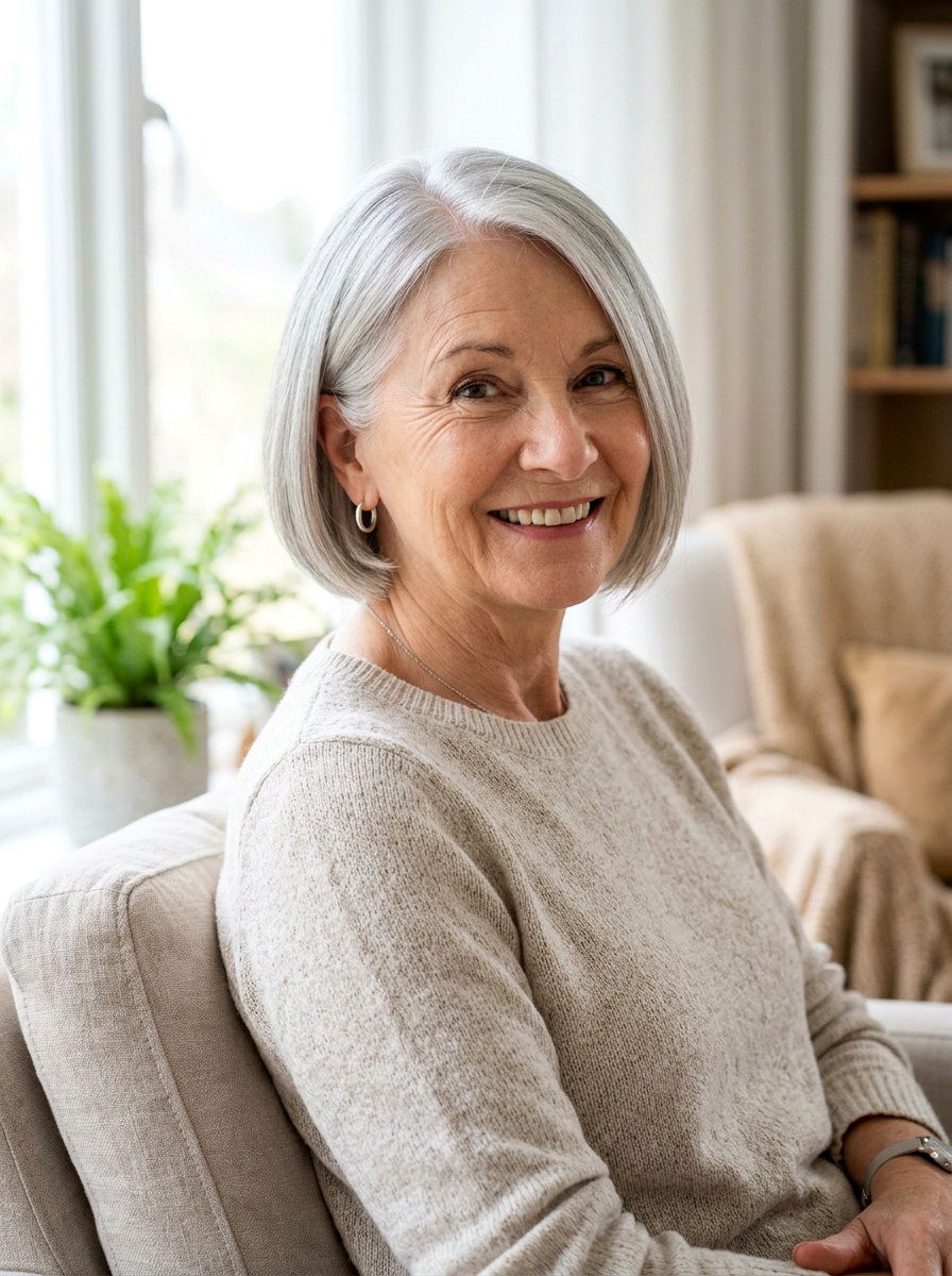 Short Silver Bob Haircut - 20 older women silver bob ideas - 20 older women silver bob ideas