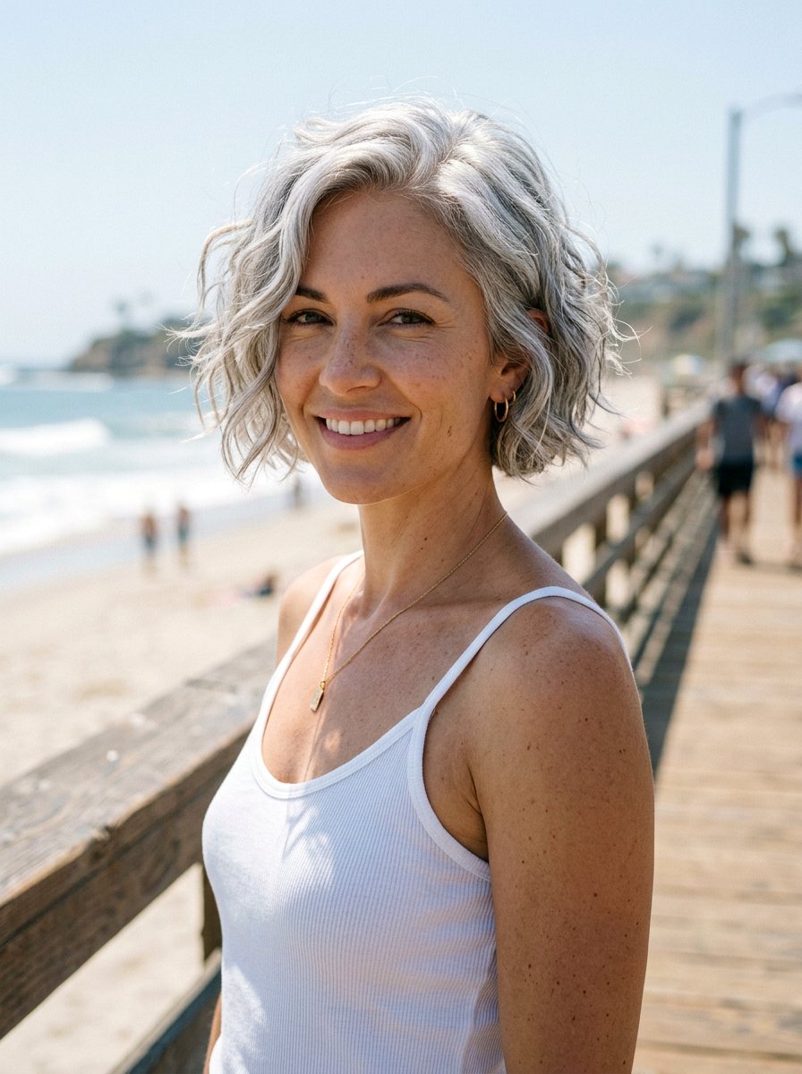 Short Silver Wavy Hair - 20 classy silver hairstyle ideas - 20 classy silver hairstyle ideas