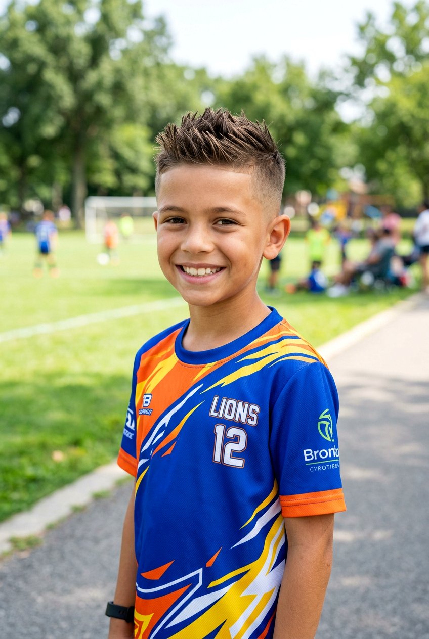 Short Spikes with Mid Fade - 20 school ready haircut for boys - 20 school ready haircut for boys