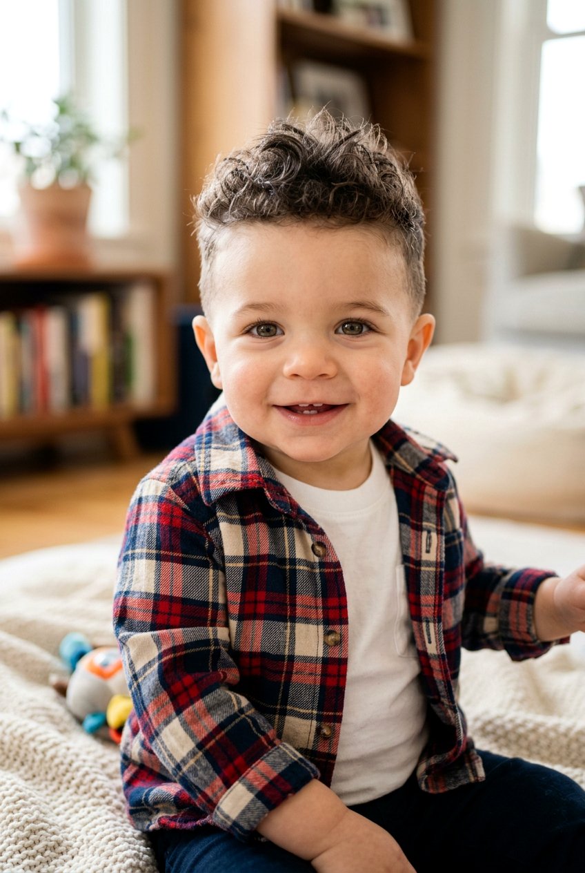 Short Spiky Curls For Boys - 20 baby boy haircut for curly hair - 20 baby boy haircut for curly hair