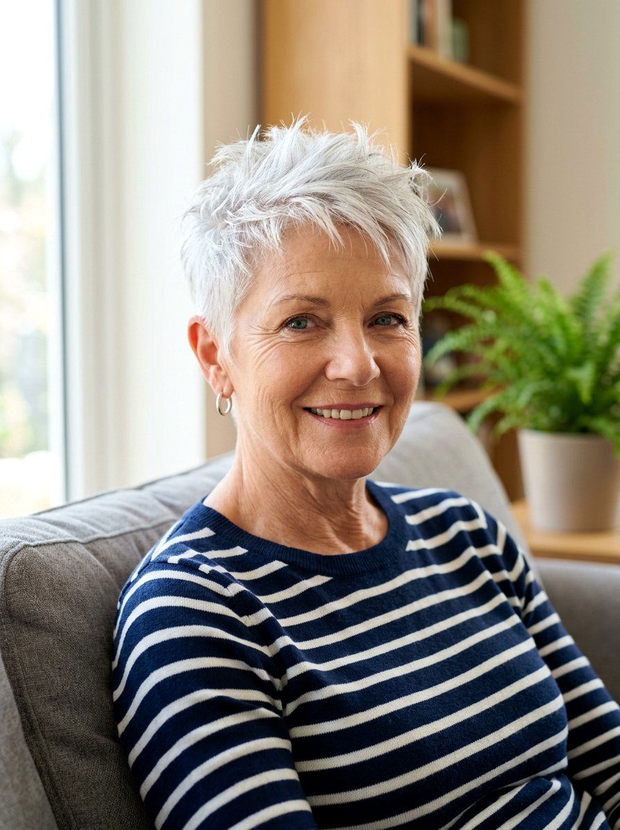 Short Spiky Pixie Haircut For Fine Hair Over 60 - 20 short haircut for women over 60 with fine hair - 20 short haircut for women over 60 with fine hair