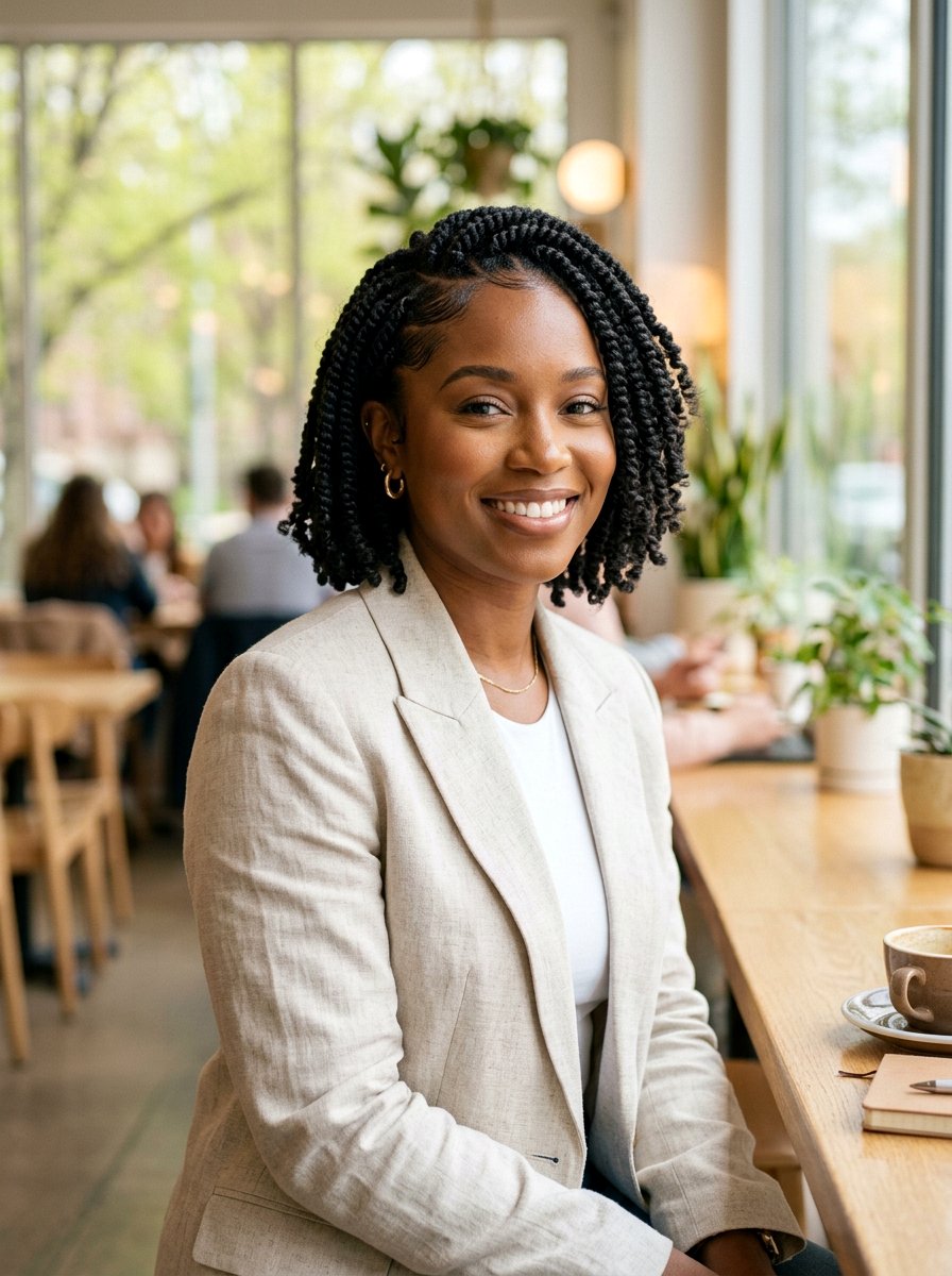 Short Spring Twist Bob - 20 spring twists bob hairstyle - 20 spring twists bob hairstyle