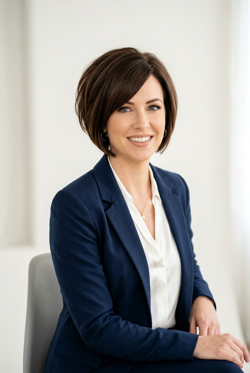 Short Stacked Bob Haircut - 20 short professional hairstyles for women - 20 short professional hairstyles for women