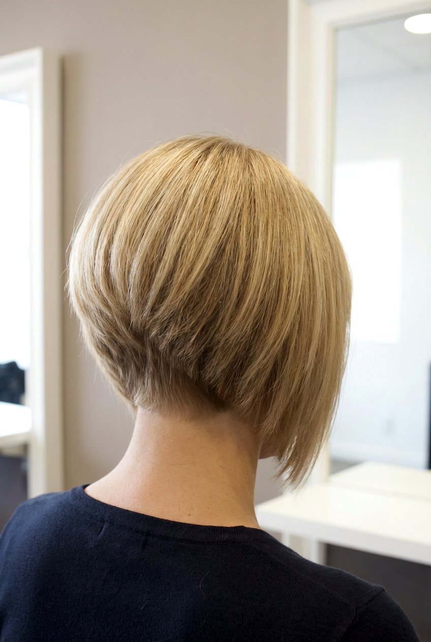 Short Stacked Inverted Bob - 20 inverted bob haircut - 20 inverted bob haircut