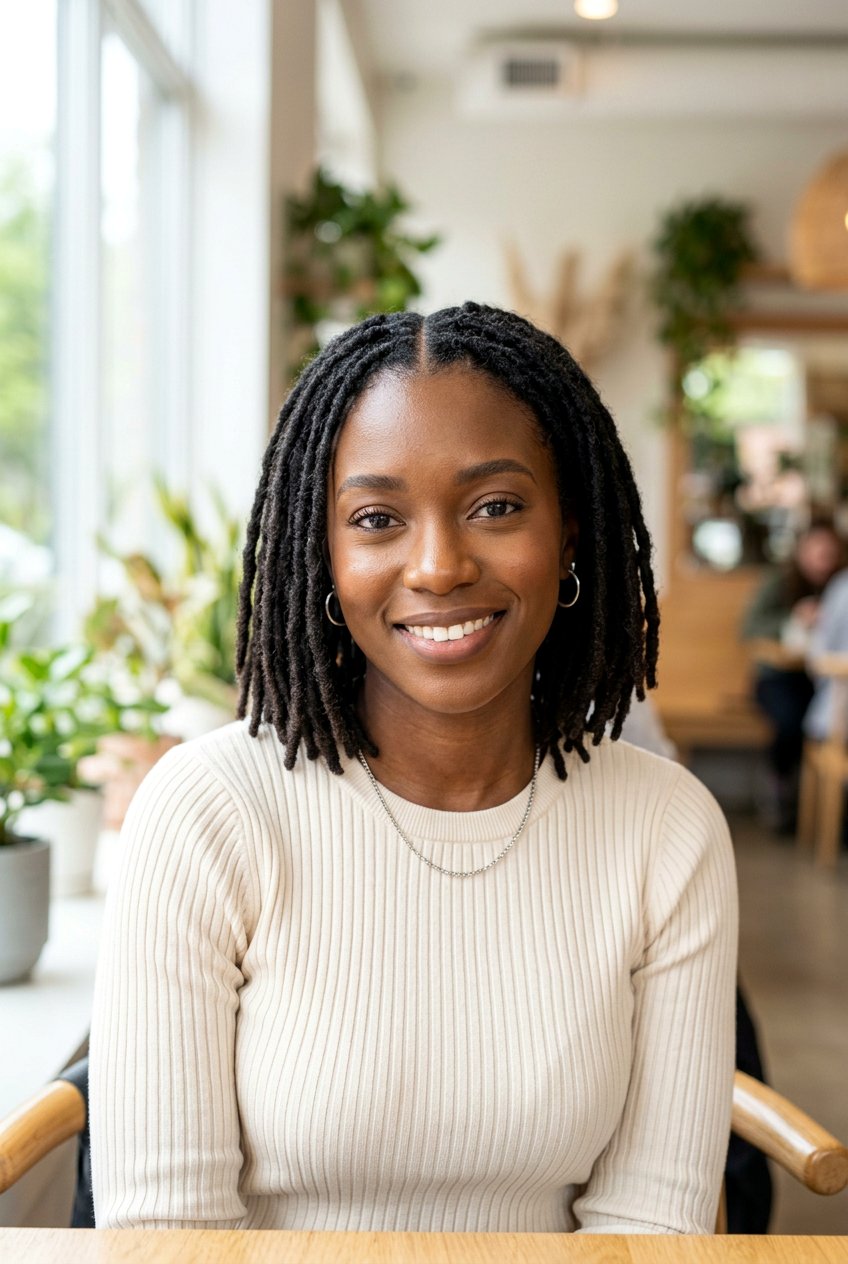 Short Starter Loc Bob - 20 starter loc bob styles - 20 starter loc bob styles