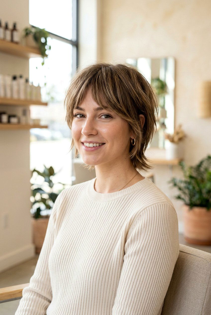 Short Straight Bixie Cut - 20 short straight hairstyles - 20 short straight hairstyles