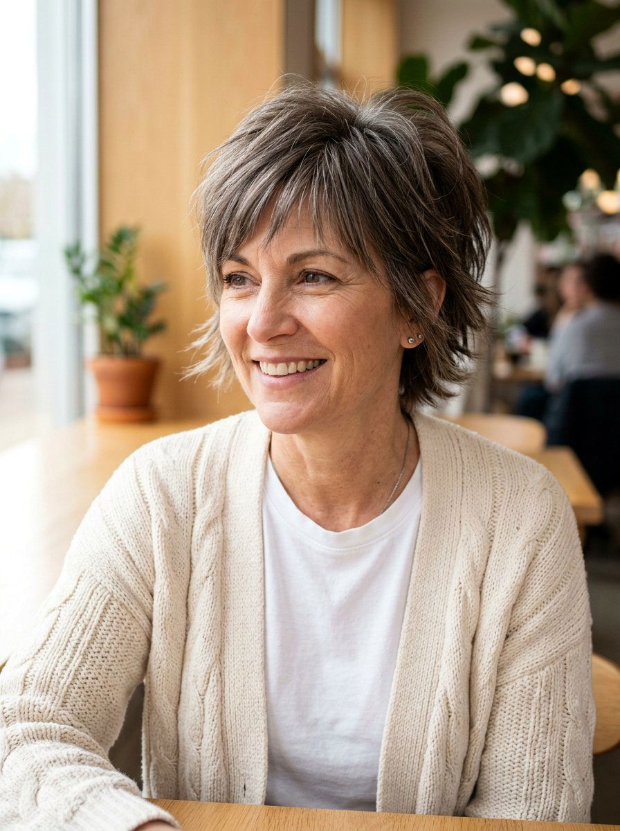 Short Straight Shag Haircut - 20 straight shag haircut for women over 50 - 20 straight shag haircut for women over 50