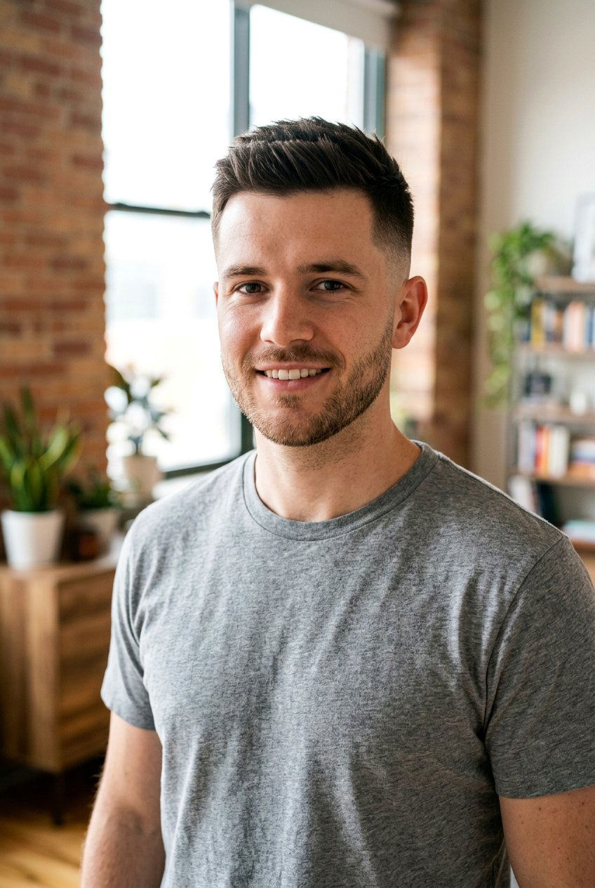 Short Taper Fade With Stubble Beard - 20 men beard fade with taper haircut - 20 men beard fade with taper haircut