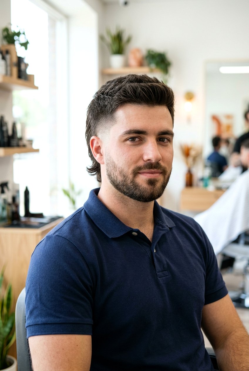 Short Taper Mullet - 20 taper mullet for thick hair men - 20 taper mullet for thick hair men