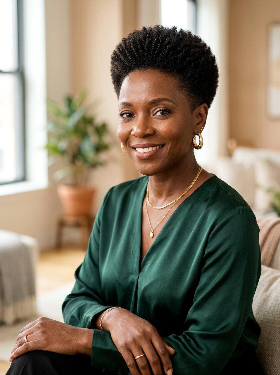 Short Tapered Afro - 20 short natural haircut for thick hair - 20 short natural haircut for thick hair