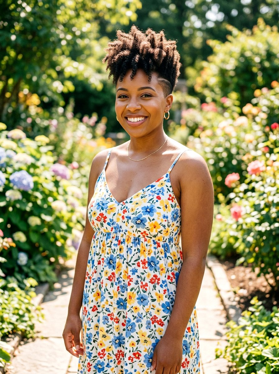 Short Tapered Natural Haircut For Round Face - 20 tapered natural haircut for women - 20 tapered natural haircut for women