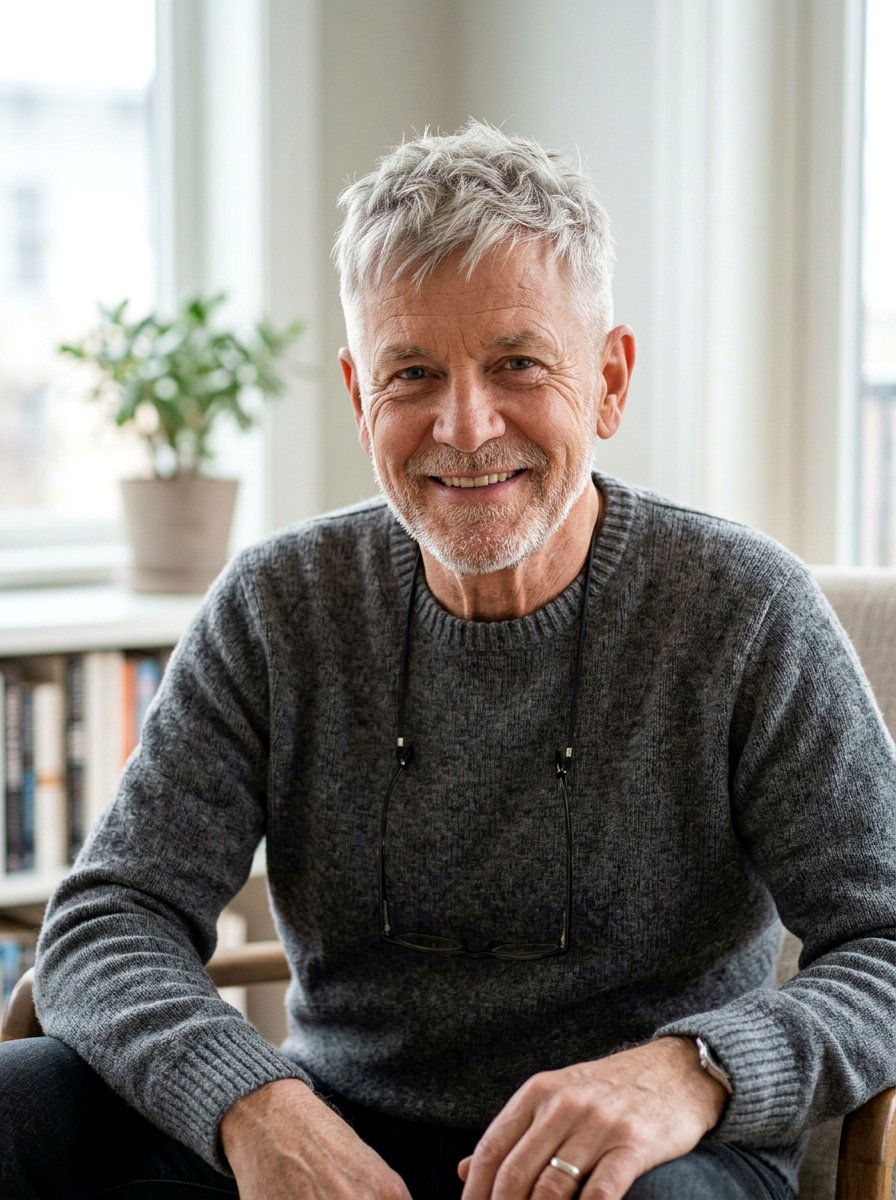 Short Textured Crop - 20 older men hairstyles with gray hair - 20 older men hairstyles with gray hair