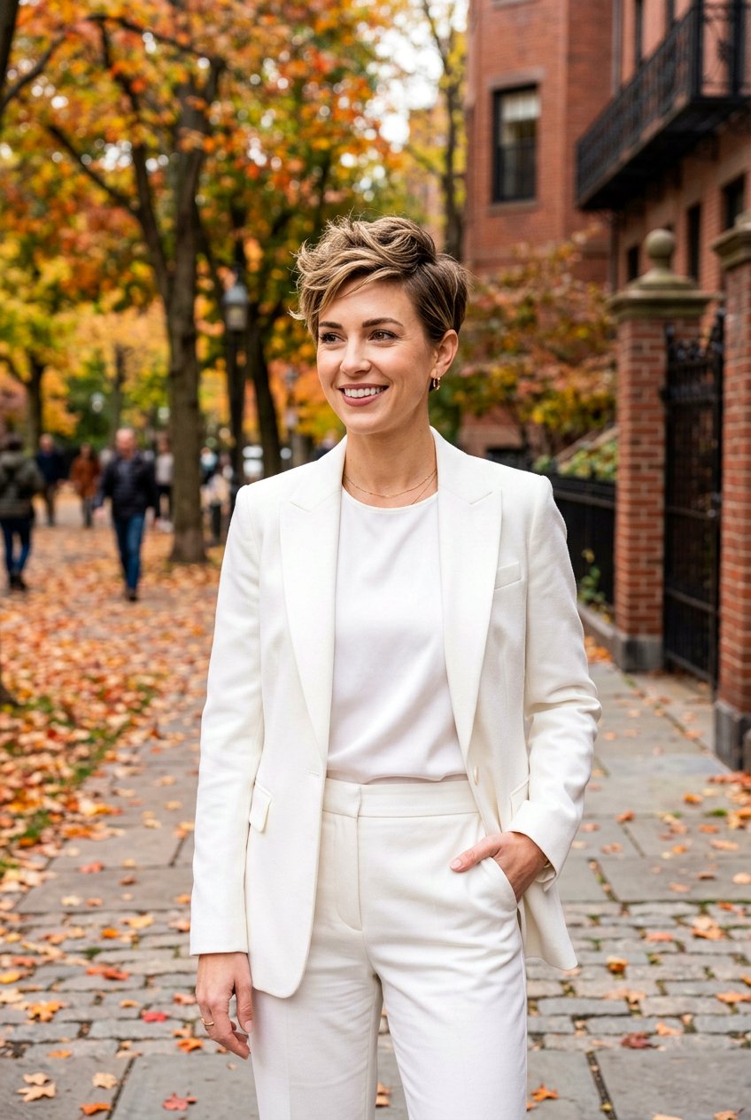 Short Textured Pixie Cut - 20 bridal hairstyle for minimalist wedding - 20 bridal hairstyle for minimalist wedding