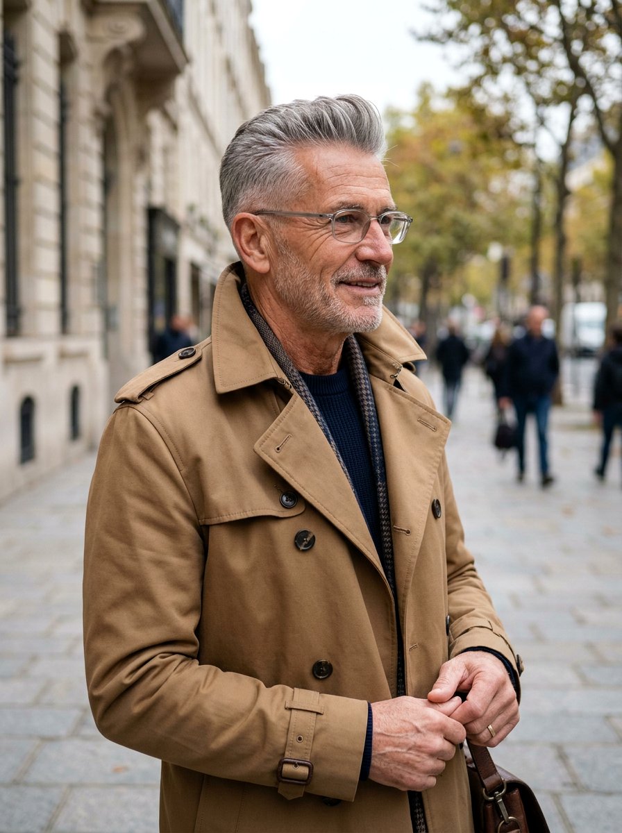 Short Textured Pompadour - 20 neat short haircut for older men - 20 neat short haircut for older men