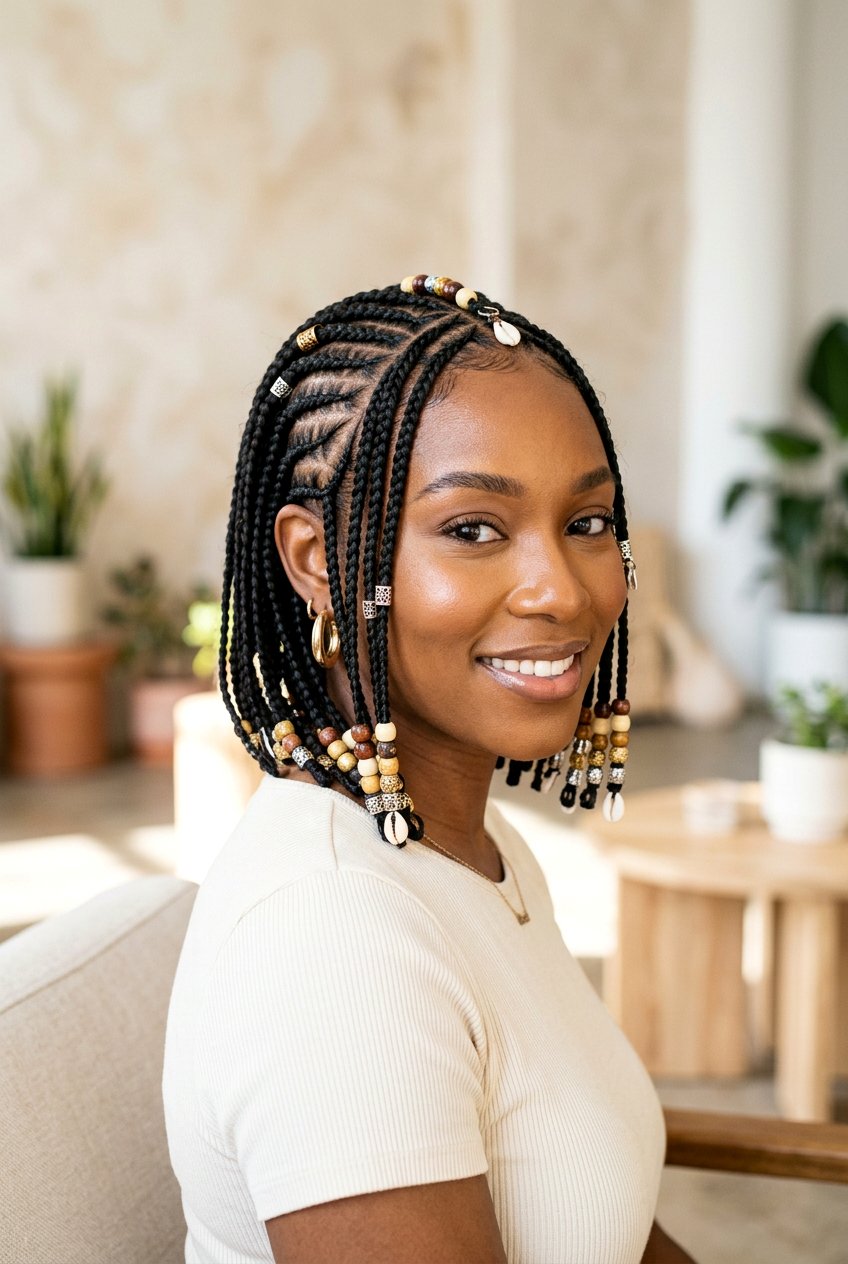 Short Tribal Bob Braids - 20 tribal braids hairstyles - 20 tribal braids hairstyles
