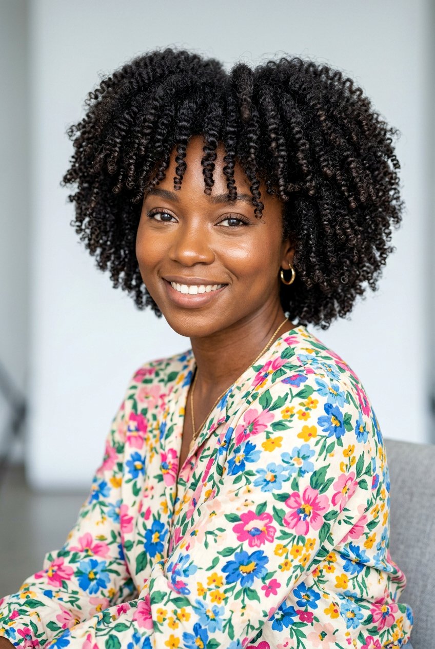 Short Twist Out Afro - 20 short curly afro hairstyle for women - 20 short curly afro hairstyle for women