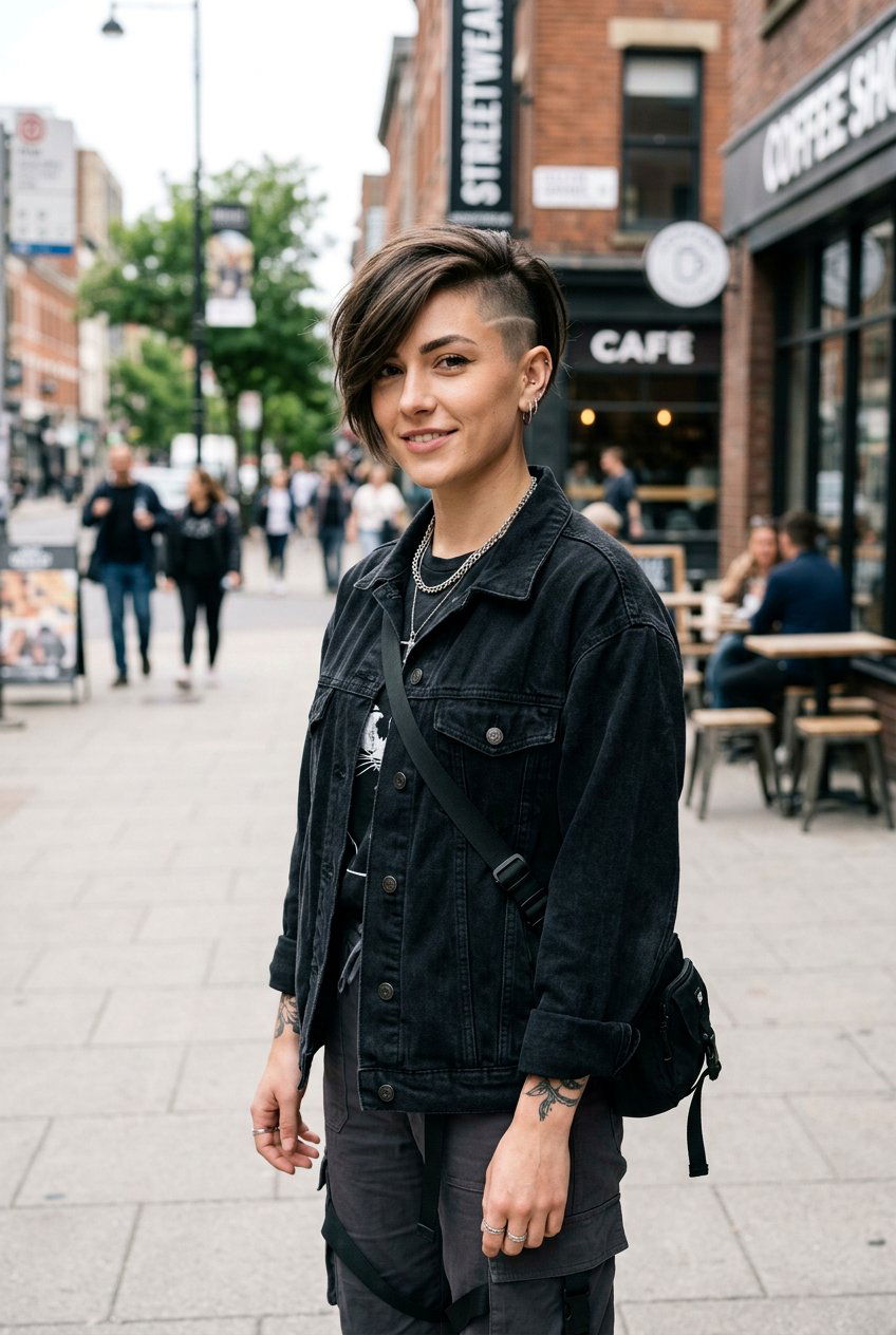 Short Undercut With Side Fringe - 20 short hair with side fringe - 20 short hair with side fringe
