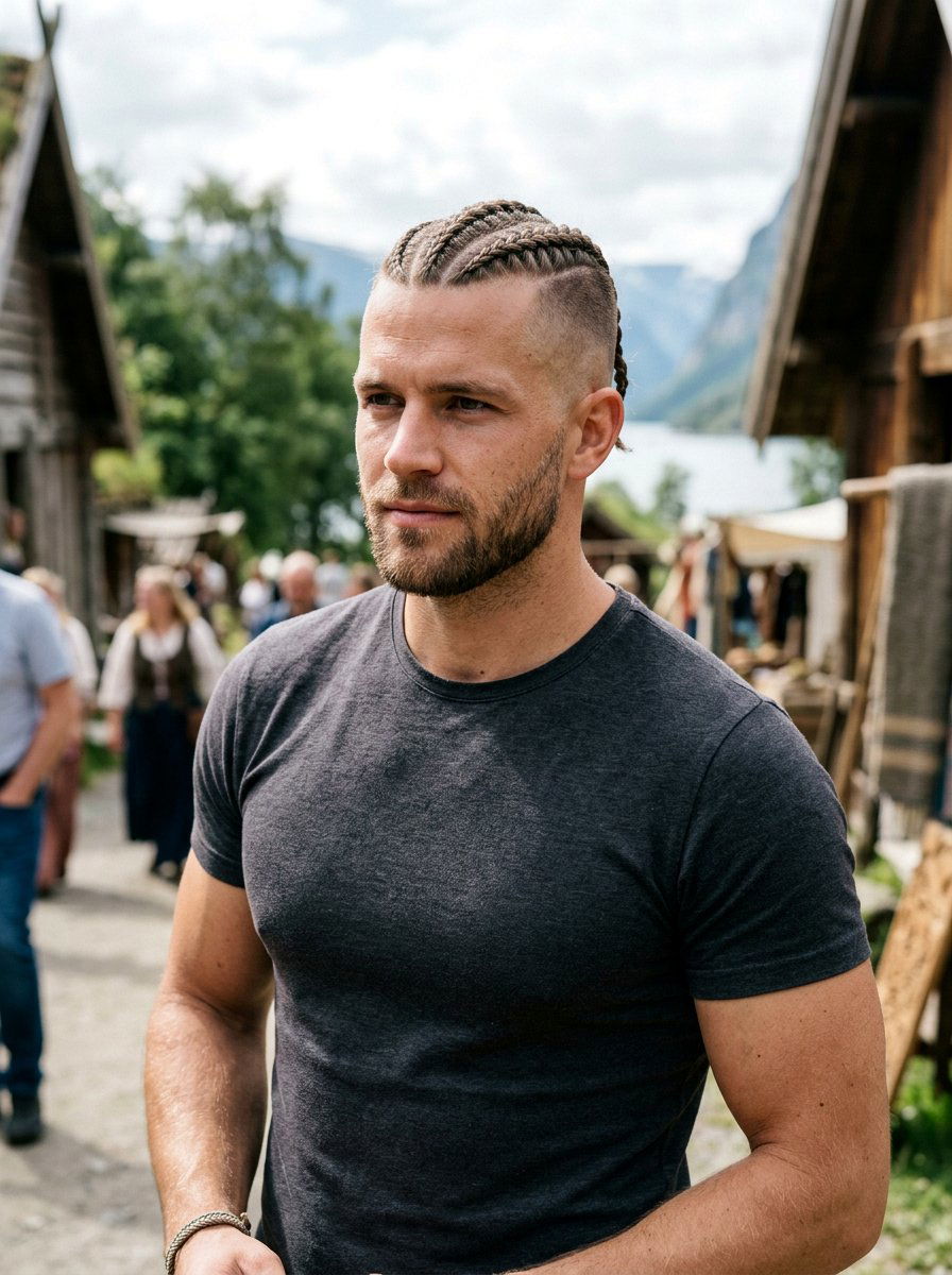 Short Viking Braids Men - 20 viking braid hairstyles for men - 20 viking braid hairstyles for men
