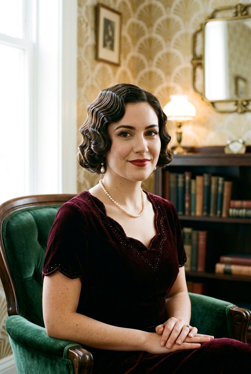 Short Vintage Waves - 30 popular short hairstyles for women