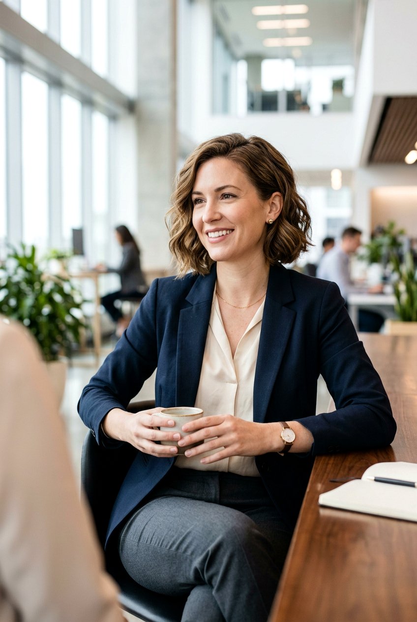 Short Wavy Bob Haircut - 20 short professional hairstyles for women - 20 short professional hairstyles for women