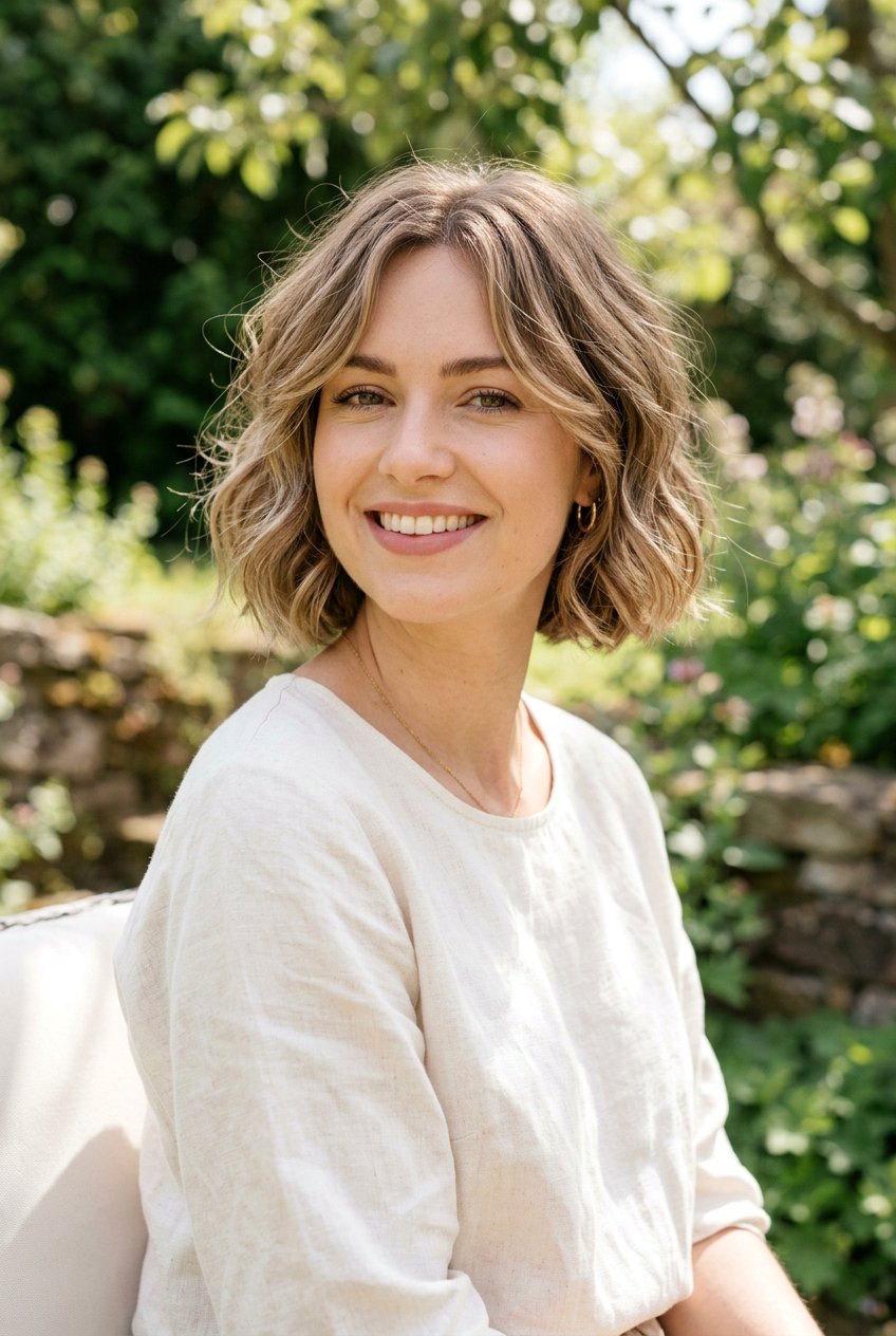 Short Wavy Bob - 30 popular short hairstyles for women - 30 popular short hairstyles for women