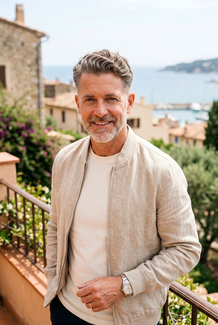 Short Wavy Mature Men Haircut - 20 men haircut ideas for mature style - 20 men haircut ideas for mature style