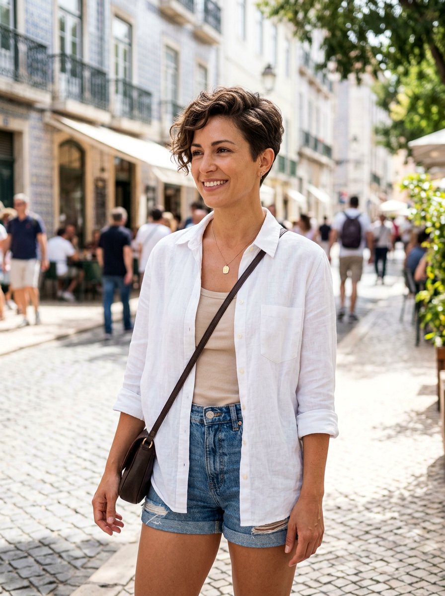 Short Wavy Pixie Cut - 20 wavy pixie for fine hair women - 20 wavy pixie for fine hair women