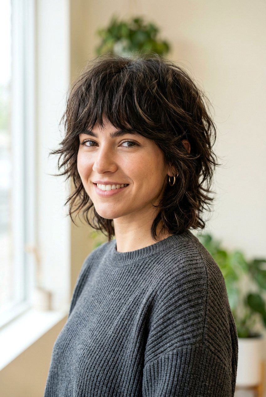 Short Wolf Cut - 20 short haircuts for thick hair - 20 short haircuts for thick hair