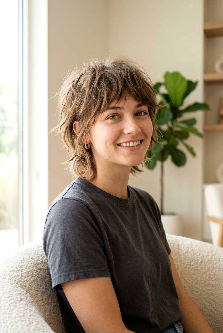 Short Wolf Cut - 20 short hairstyles with layers - 20 short hairstyles with layers