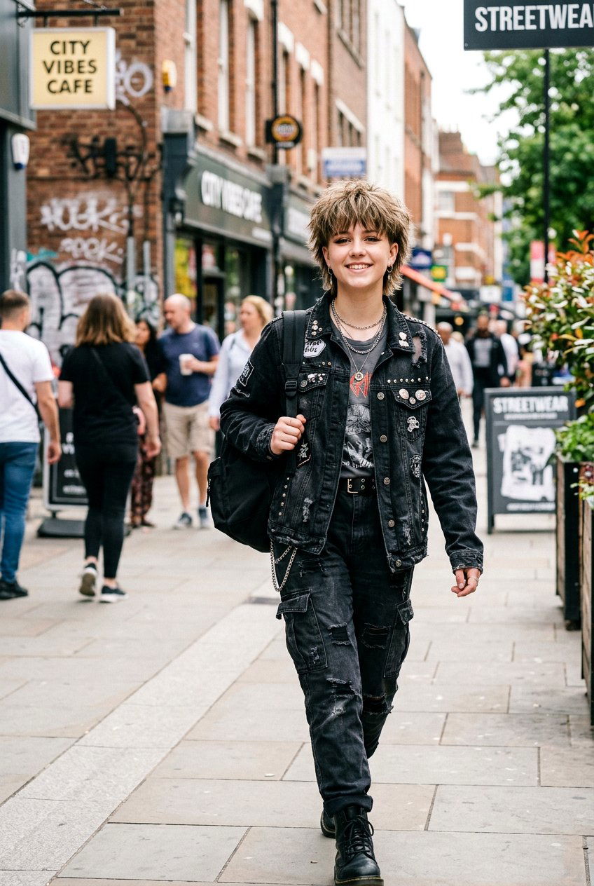 Short Wolf Cut Pixie Blend For Teenage Girls - 20 wolf cut for teenage girls - 20 wolf cut for teenage girls