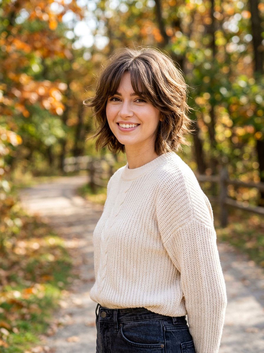 Short Wolf Cut With Curtain Bangs - 20 easy wolf cut styling ideas - 20 easy wolf cut styling ideas