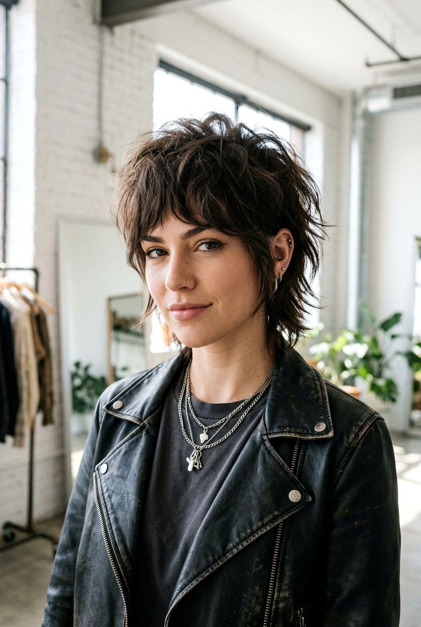 Short Wolf Cut - 20 easy care short hairstyles - 20 easy care short hairstyles