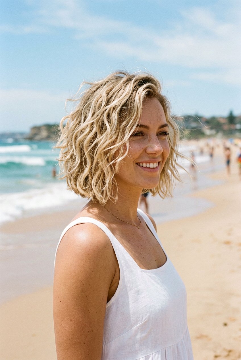 Short beachy waves bob - 20 short wavy hairstyles - 20 short wavy hairstyles