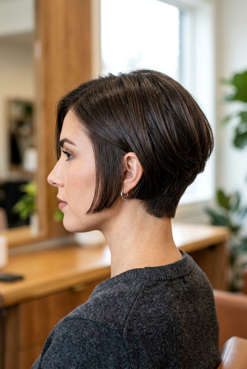 Short blunt wedge cut - 20 edgy short haircuts for women - 20 edgy short haircuts for women