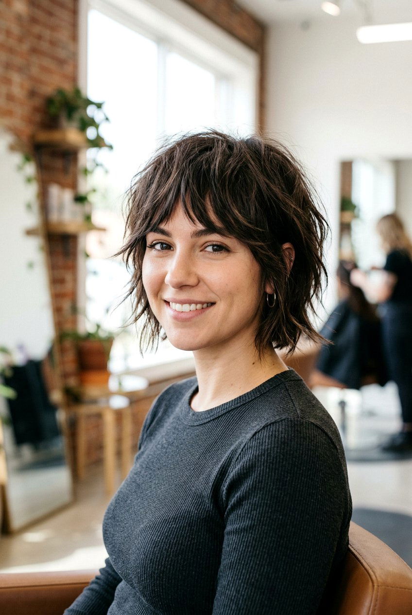 Short bob razor cut shag - 20 razor cut shag - 20 razor cut shag