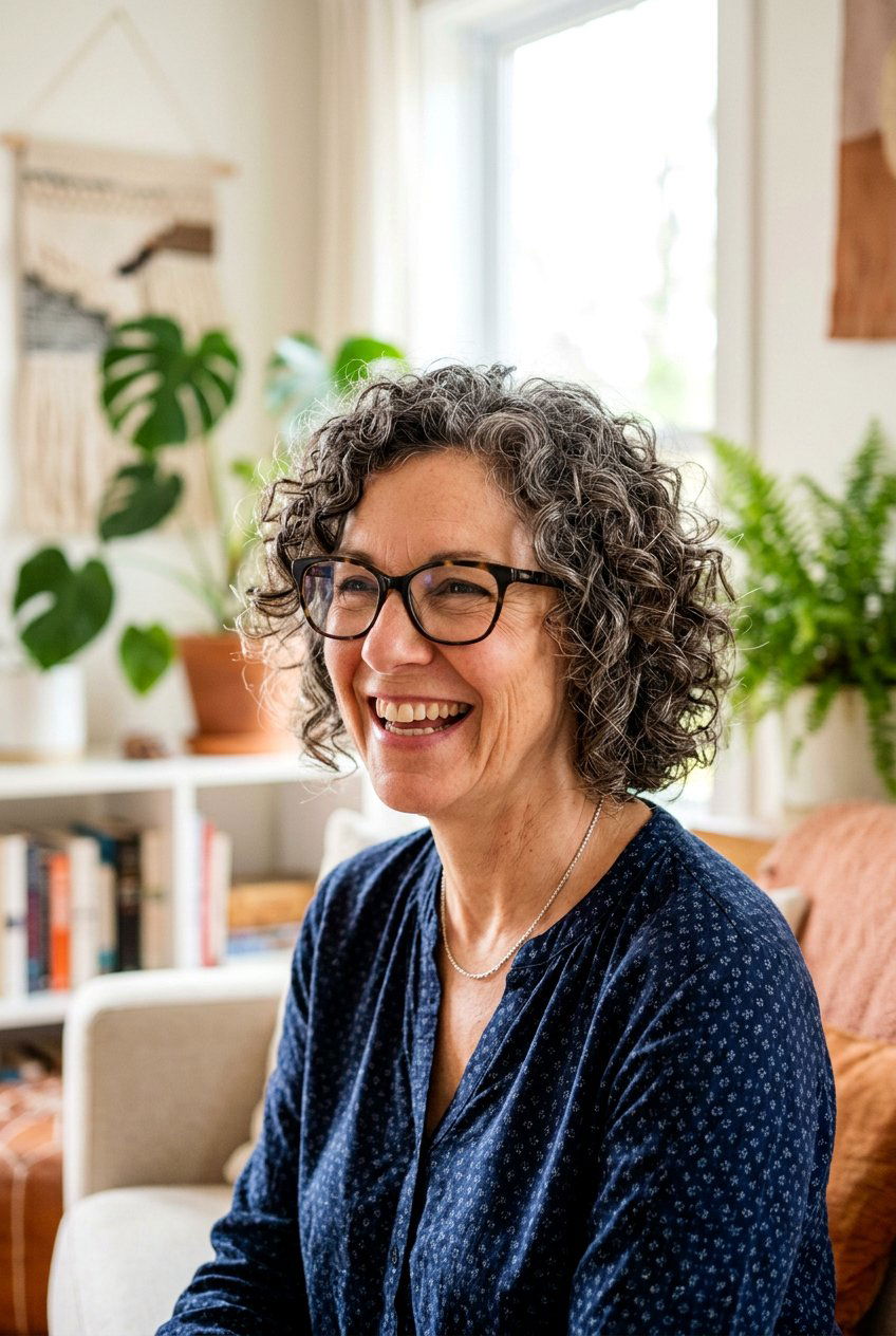 Short curly hair with glasses - 20 hairstyles for women over 50 with glasses - 20 hairstyles for women over 50 with glasses