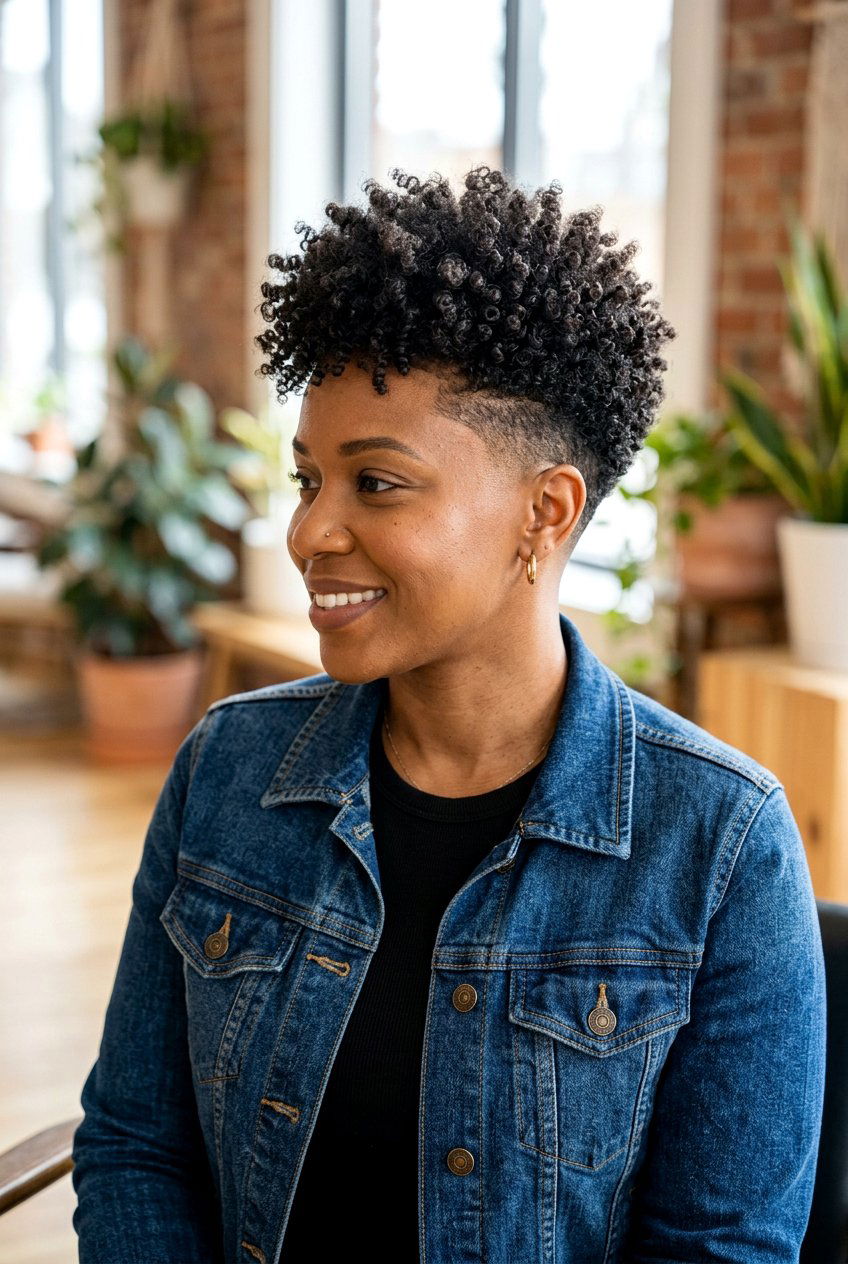 Short curly tapered fro - 20 curly tapered fro hairstyle - 20 curly tapered fro hairstyle