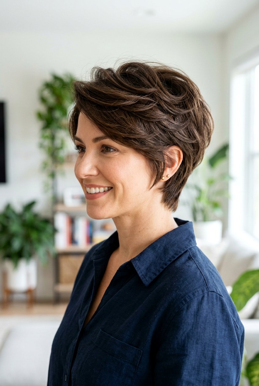 Short feathered hair - 20 feathered hairstyles - 20 feathered hairstyles