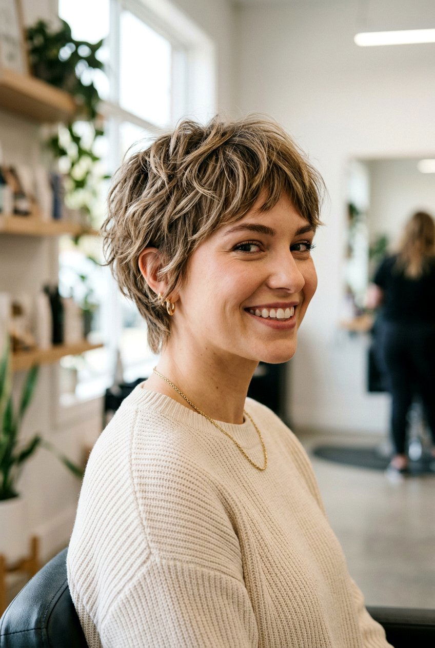 Short feathered layers - 20 feathered hairstyles - 20 feathered hairstyles