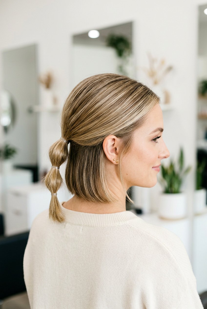 Short hair bubble ponytail - 20 bubble ponytail hairstyles - 20 bubble ponytail hairstyles